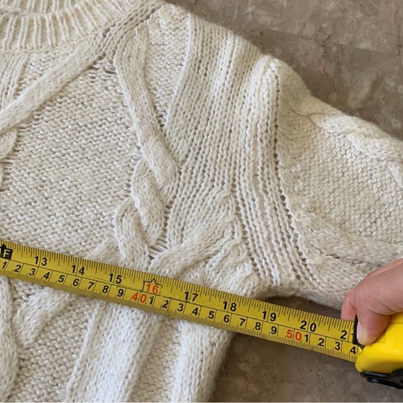 Massimo Dutti cable knit wool sweater, Small - Picture 13 of 15